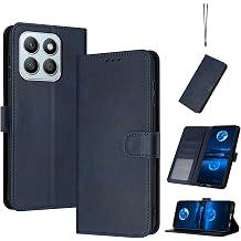 Compatible with Honor X8c Leather Case,Compatible with Honor X8c 4G ABR-LX1 ABR-LX2 ABR-LX3 Case PU Leather Phone Flip Cover Blue