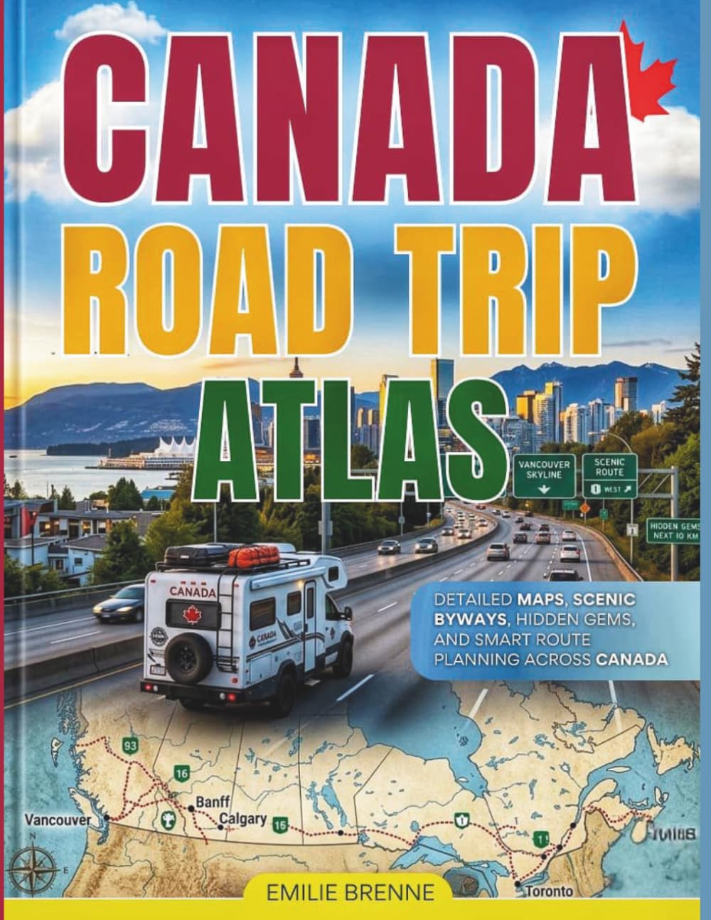 Canada Road Trip Atlas: Detailed Maps, Scenic Byways, Hidden Gems, and Smart Route Planning Across Canada