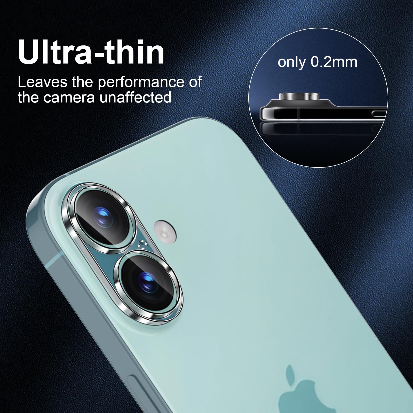 QULLOO Caméra Arrière Protecteur Pour IPhone 17 Pro Max