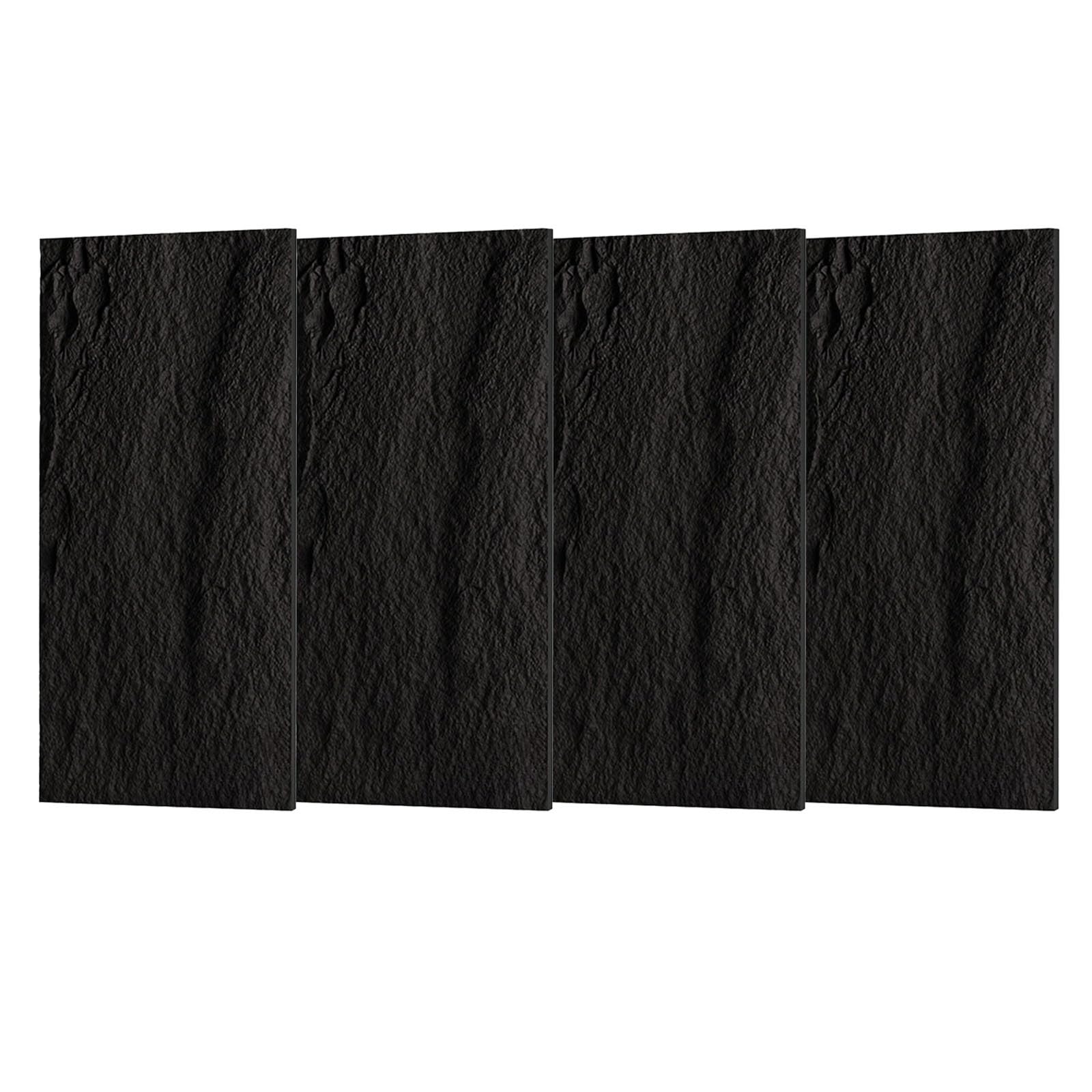 Panele ścienne 3D z imitacji kamienia, dekoracyjna powłoka do pomieszczeń i gabinetów mieszkalnych, kamień naturalny teksturowany panel ścienny (styl 2,120 x 60 cm-4 szt.)