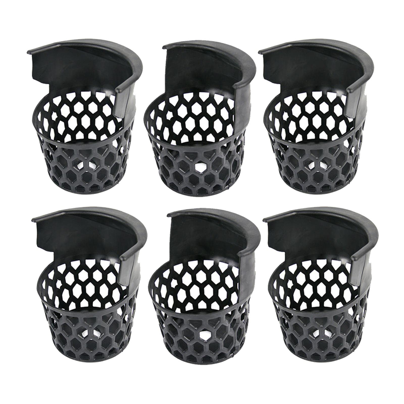 6 Pieces Billiard Pool Table Pockets Set, Replacement Pockets Web Pocket Billiard Ball Baskets