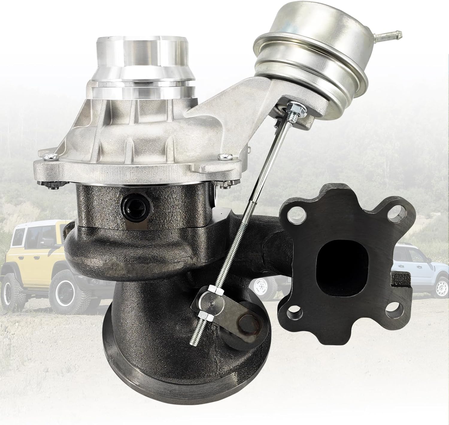 HX7G-6K682-CB Turbo Turbocharger Compatible with Ford Bronco Sport 1.5L 2021-2023 Compatible with Ford Escape 2020-2022 1.5L L3 Replace# HX7Z6K682D HX7Z6K682E 0002012079 HX7G6K682CB
