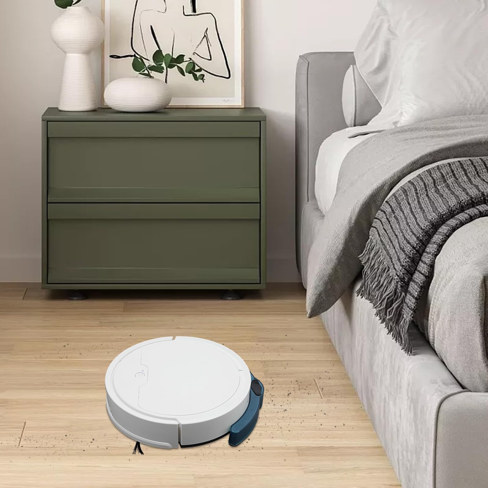 Balayeuse 3 en 1 avec fonction d'essuyage ABS automatique