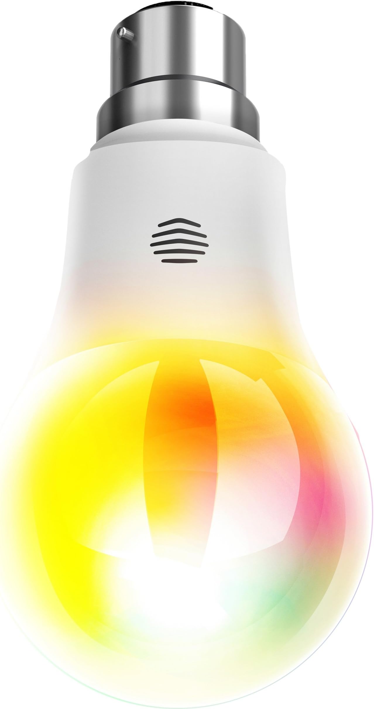 Light Colour Changing Smart Bulb with B22 Bayonet-Works with Amazon Alexa, 9.5 W, White