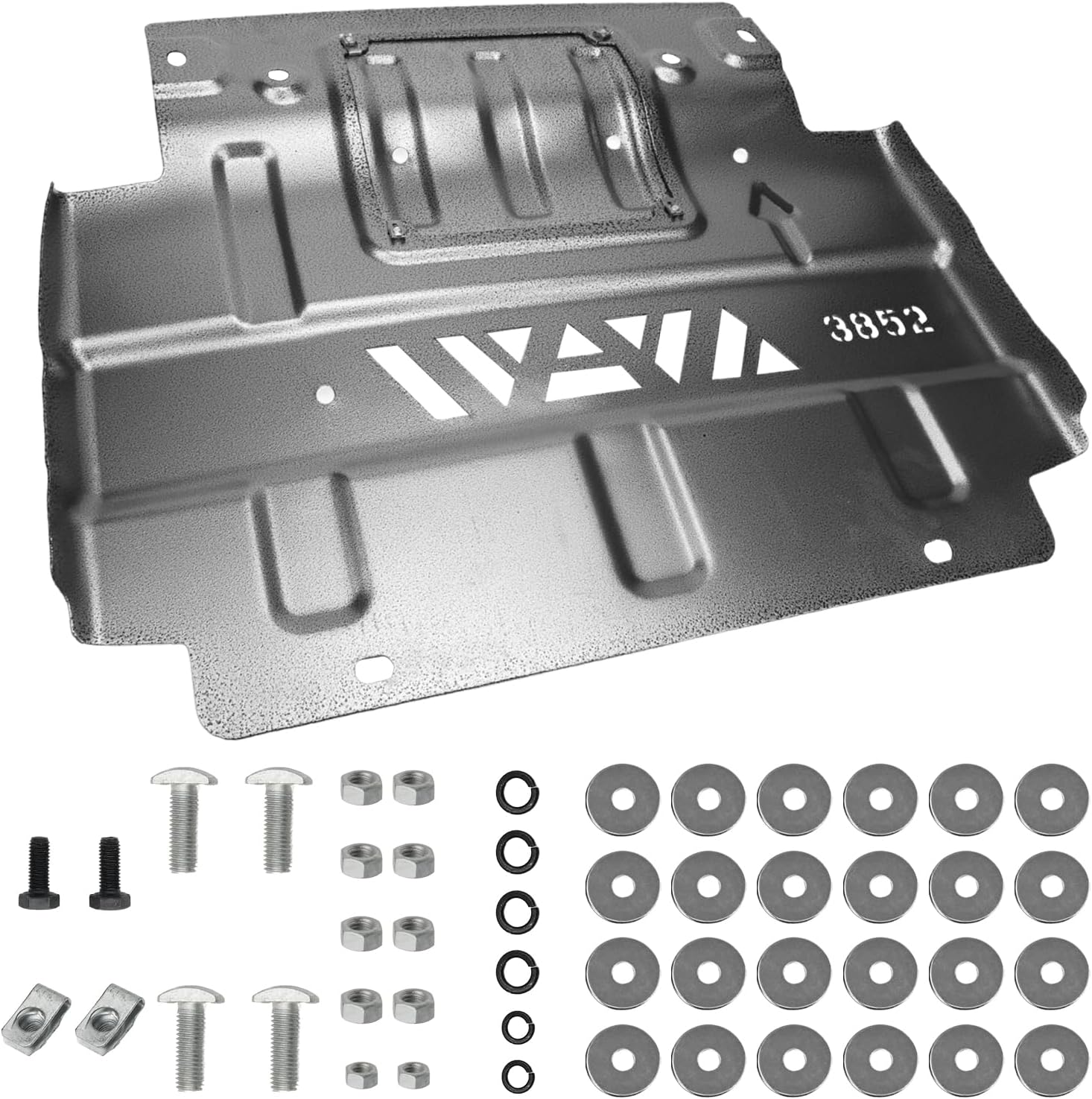 Engine Splash Guard Shield Compatible with F-150 2018-2022 2.7L 3.3L 3.5L 5.0L FL3Z-5D032-D Lower Front Splash Shield FL3Z-5D032-E FL3Z-5D032-A