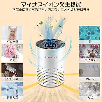 空気清浄機 フィルター付き 省エネ21畳 タイマー機能 静音 小型 コンパクト Amazon.co.jp: ZXhome 空気清浄機 「360°全方向吸収＆リモコン
