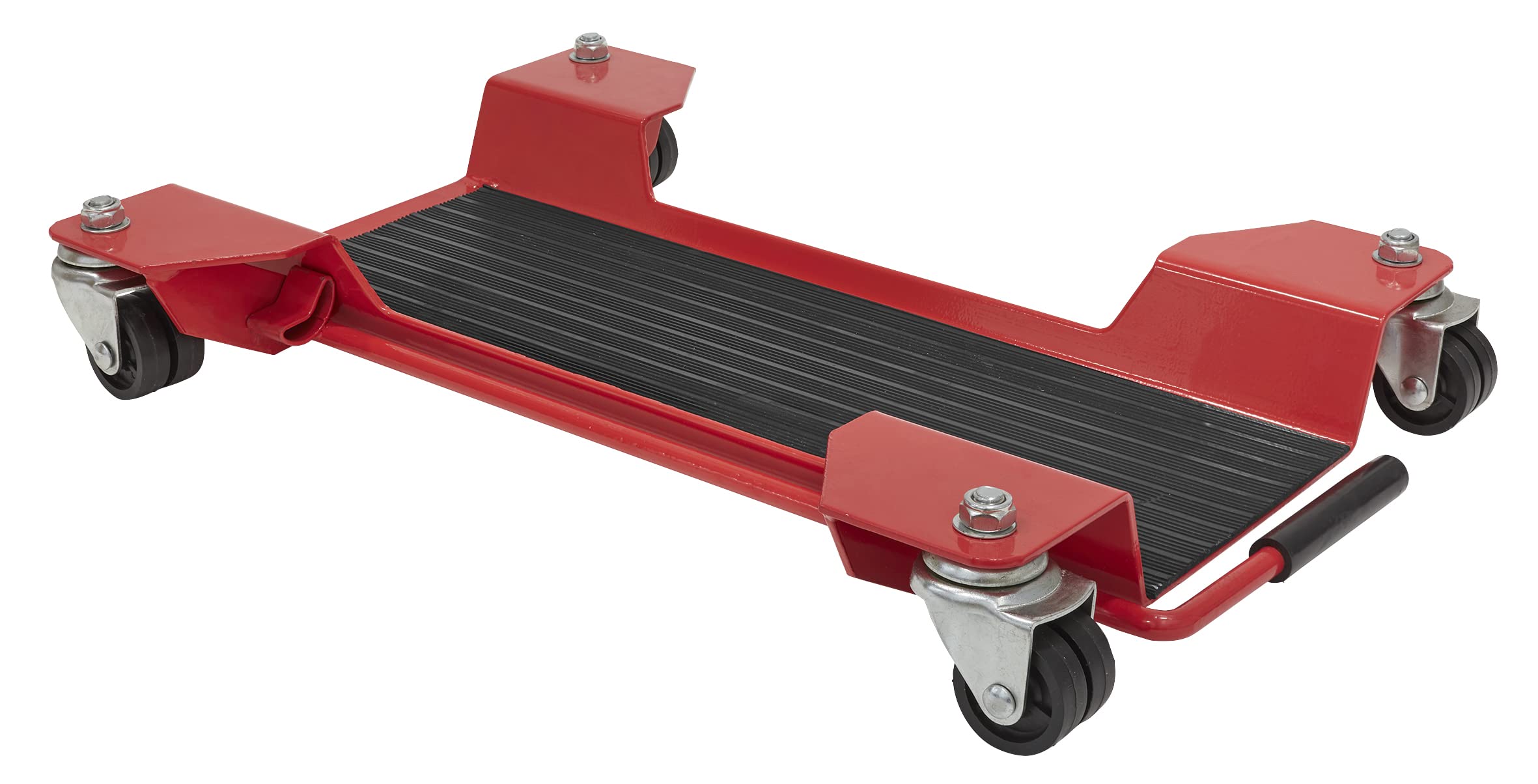 Sealey Motorcycle Centre-Stand Moving Dolly - MS0651, Red, Black