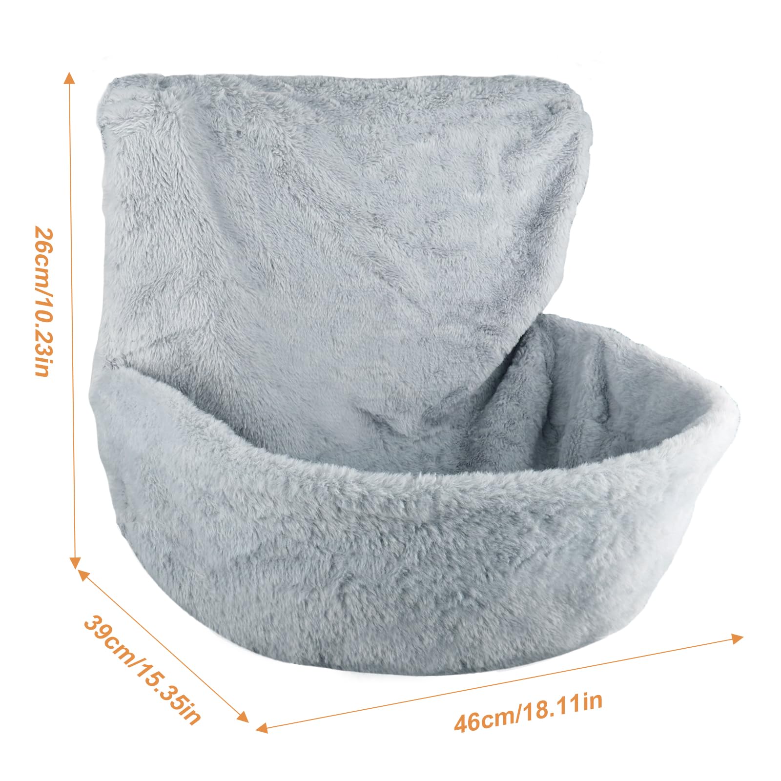 HäNgebett für Katzen Heizung 45.5x39x25.5cm Katzen Heizungsliege Heizungsliege Katze Katzenliege Heizung Katzenhöhle für Passend für Alle Heizkörper Aufhängen am Rand des Bettes