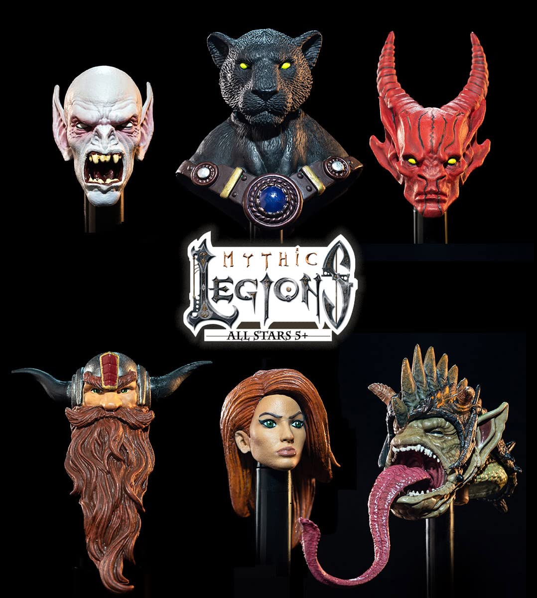 Four Hor Mythic Legions All Stars 5 Head Pack