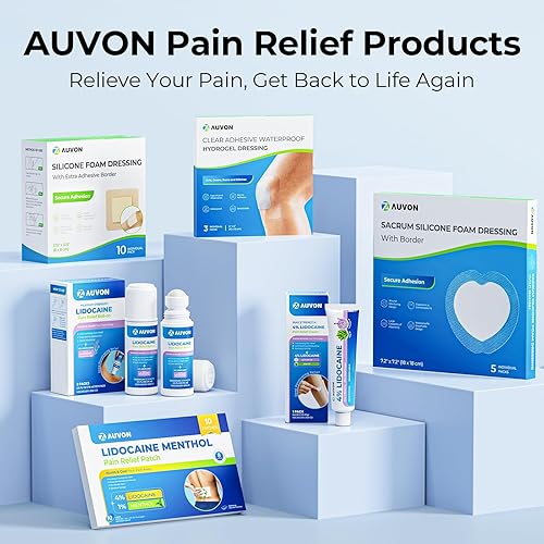Miniatura 9 de AUVON Max-Strength - Crema de lidocaína al 4% para analgésicos tópicos, crema anestésica para aliviar el dolor de lidocaína con aceite de lavanda y