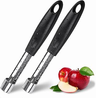 2PCS Apple Cupcake Corer, Fruit Vegetable Core Remover, Profession Healthy Stainless Steel Apple Remover Household Kitchen...