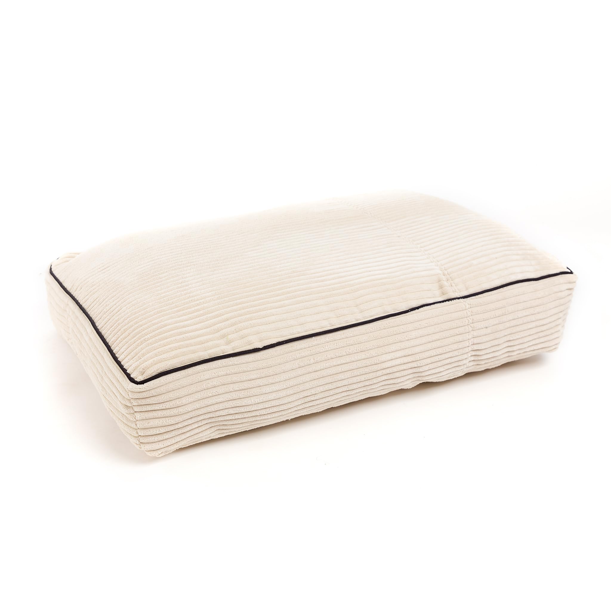 ECOPUF - Poducha Dla Psa S Sztruks – Miękkie Legowisko 80x60x15 cm Dla Mniejszych Psów, Gąbkowe Wypełnienie Izolujące Od Zimnego Podłoża, Odporna Na Zabrudzenia - SZ03