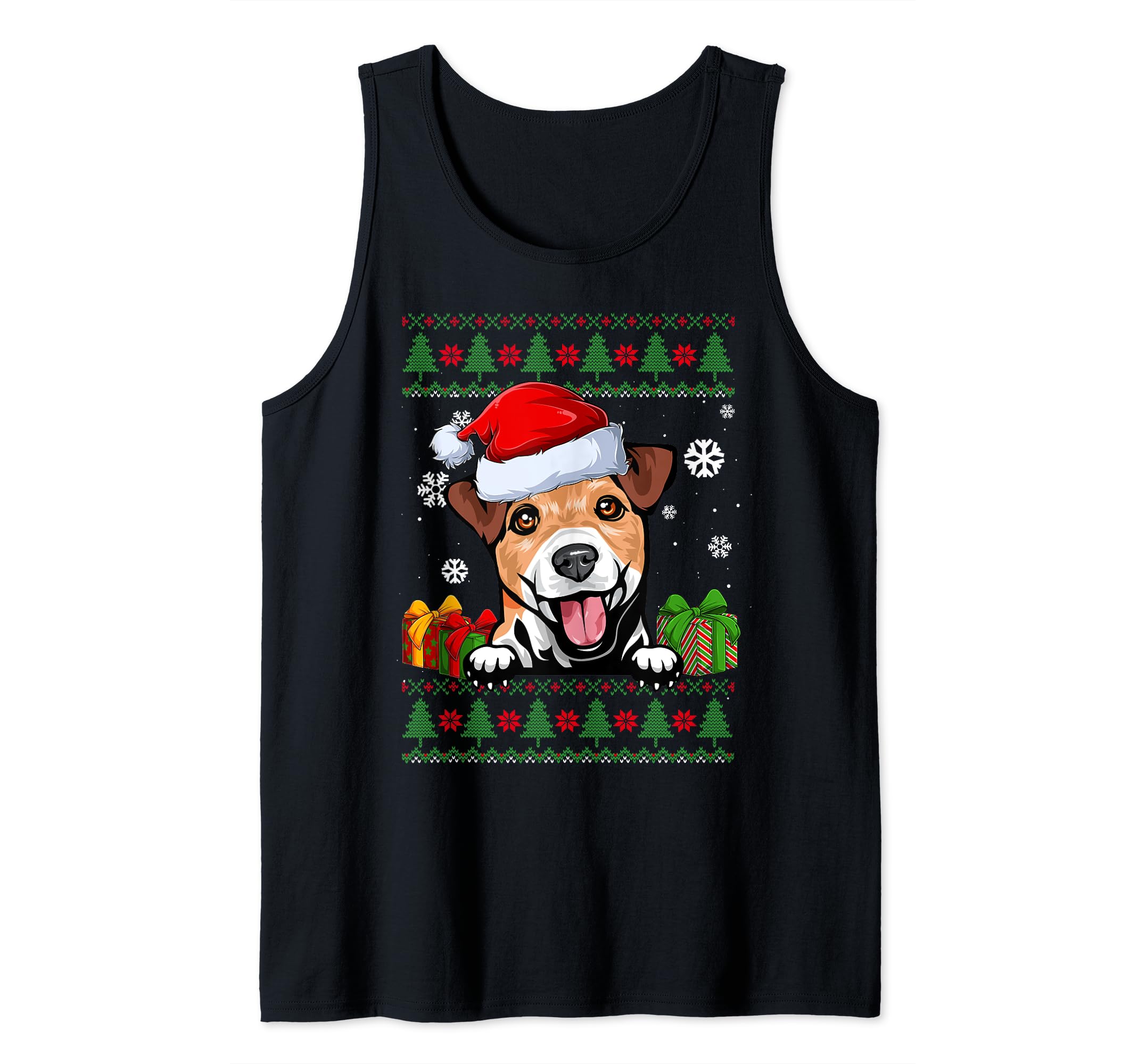 Exercise With Santa - Débardeur De Yoga De Noël, Fitness