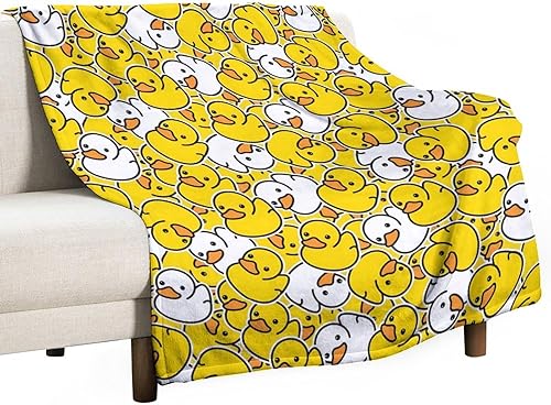 Miniatura 2 de Manta de patos de dibujos animados, manta de cama de microfelpa ultrasuave, manta de microfibra polar para todas las estaciones, para cama, silla,