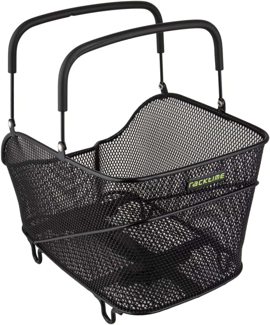 Tubus Baskit Trunk 2.0 System Basket, Aluminum, Black, Rack Mount, 38 x 25 x 27.4 cm