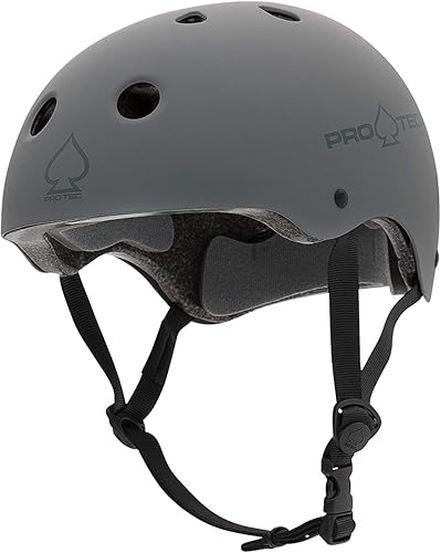 Vista 24 de Pro-Tec Casco clásico de patinaje certificado Gris mate