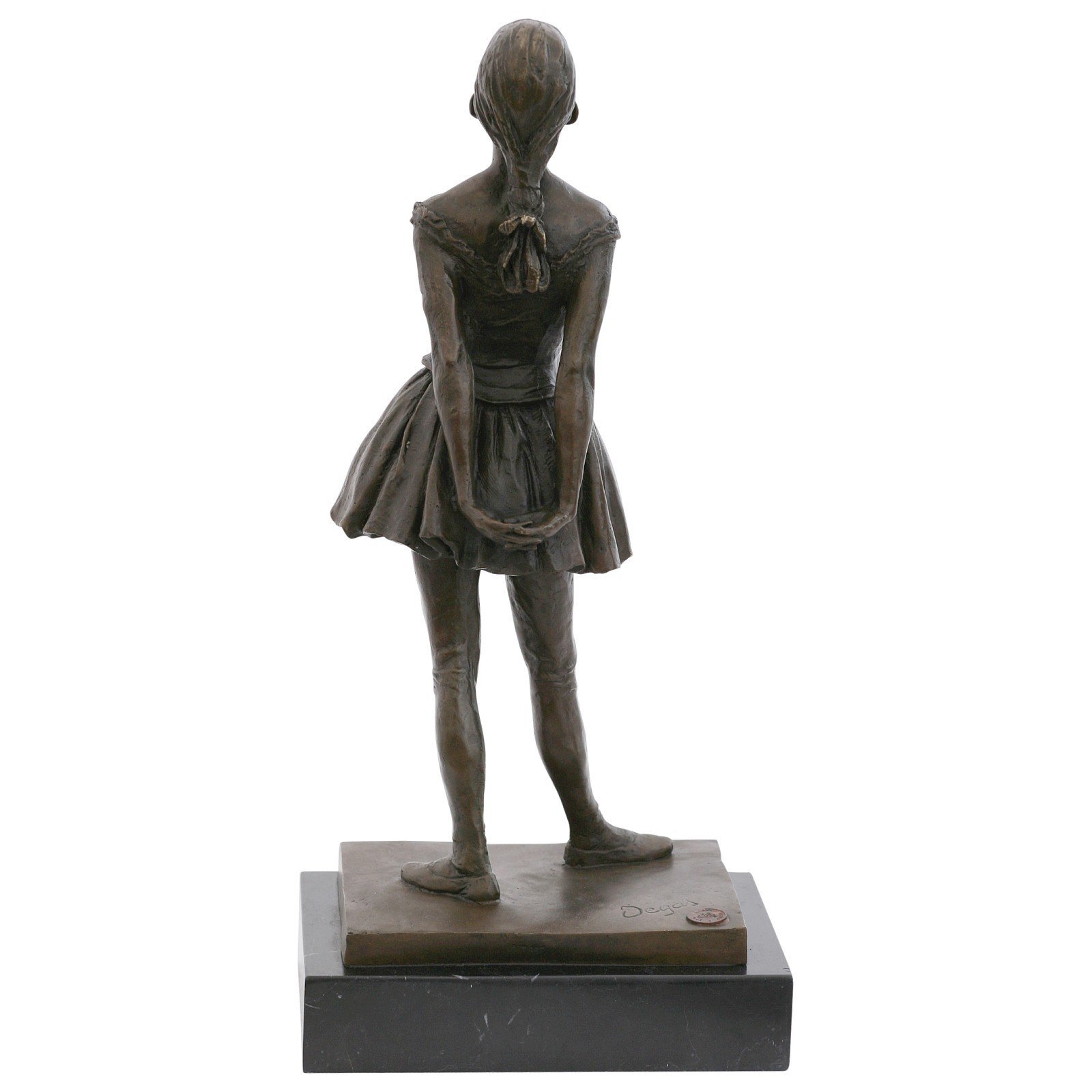 Figurka z brązu baletowa tancerka klasyczny taniec repro statuetka z brązu rzeźba statuetka balerina 40 cm