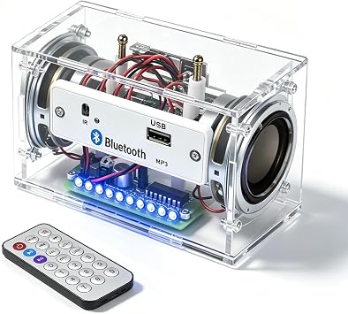 Bluetooth Speaker Soldering Practice Kit - DIY Electronics Kit with High - Fidelity Sound for Hobbyists and Learners