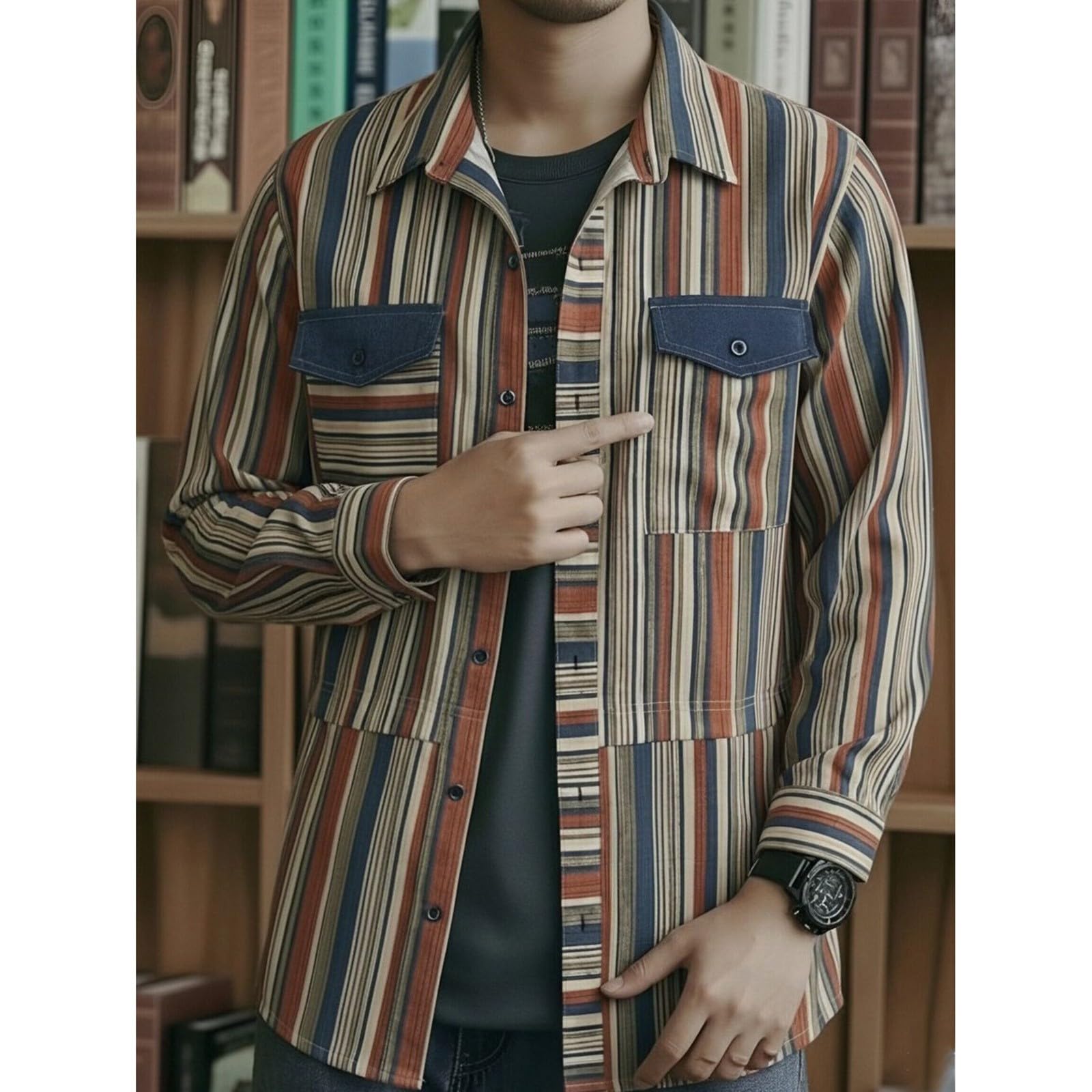 Camicia da uomo a maniche corte con bottoni, a tinta unita, a maniche corte, con bottoni, leggera, traspirante, casual, per ufficio e attività all'aperto