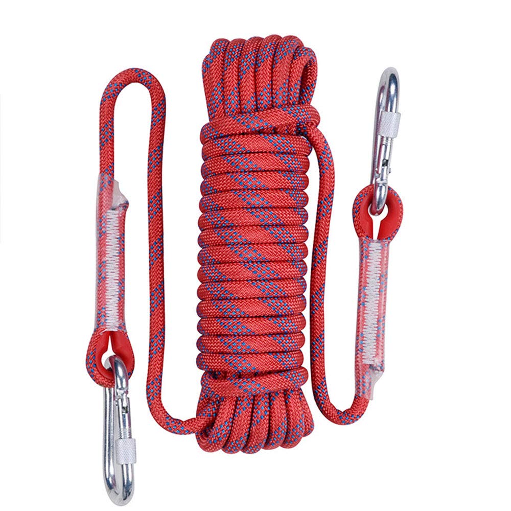 KimCC Climbing Rope Static Emergency Fire Escape Rope Magnet fishing 30m Tree Climbing Fire Escape Camping Hiking Engineering Protection Length