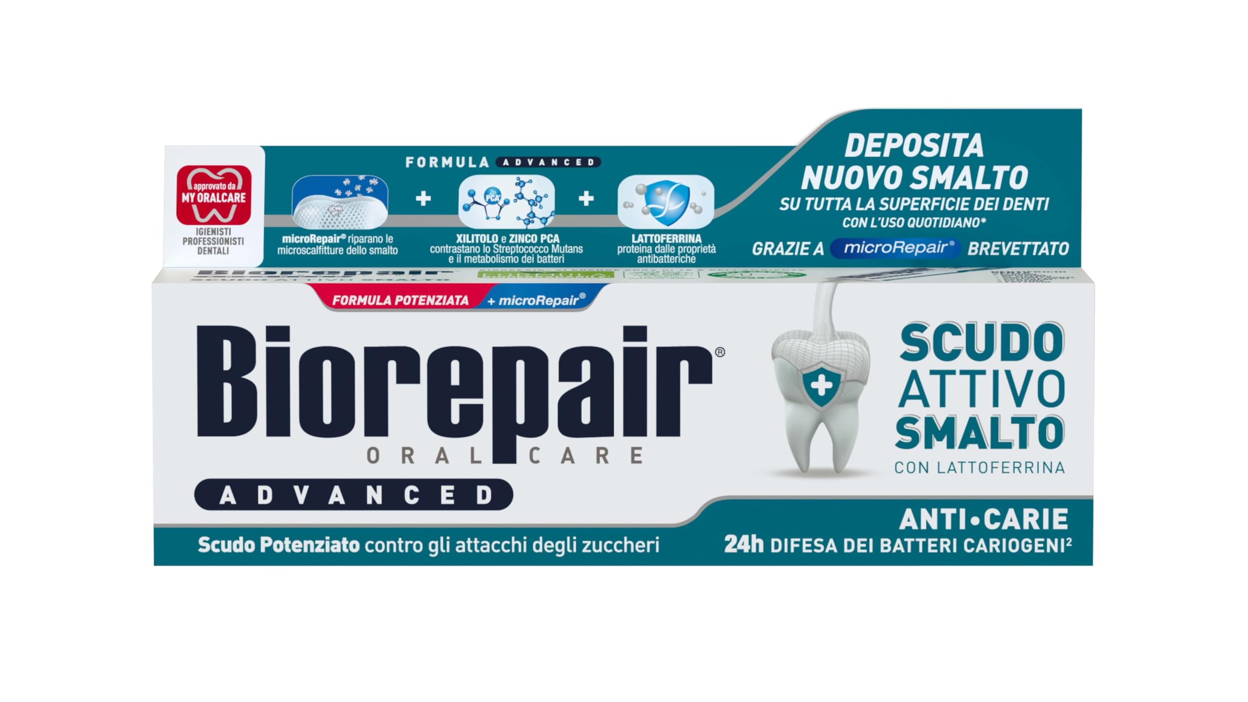 Biorepair ADVSCUDOATTLattof Nuevo 75 ml x 12
