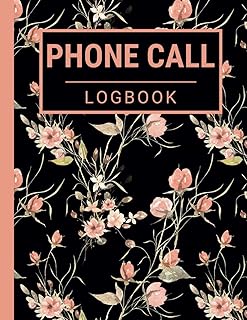 Phone Call Log Book: Telephone Message Book with Over 500 Call Log Space for Office, Voicemail Recording Notebook with Notes, Inbound and Outbound Call Log Book for Business