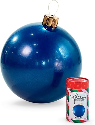 Holiball Adorno inflable de vacaciones, uso en interiores y exteriores, reutilizable y apto para almacenamiento, la mejor decoración navideña, 18