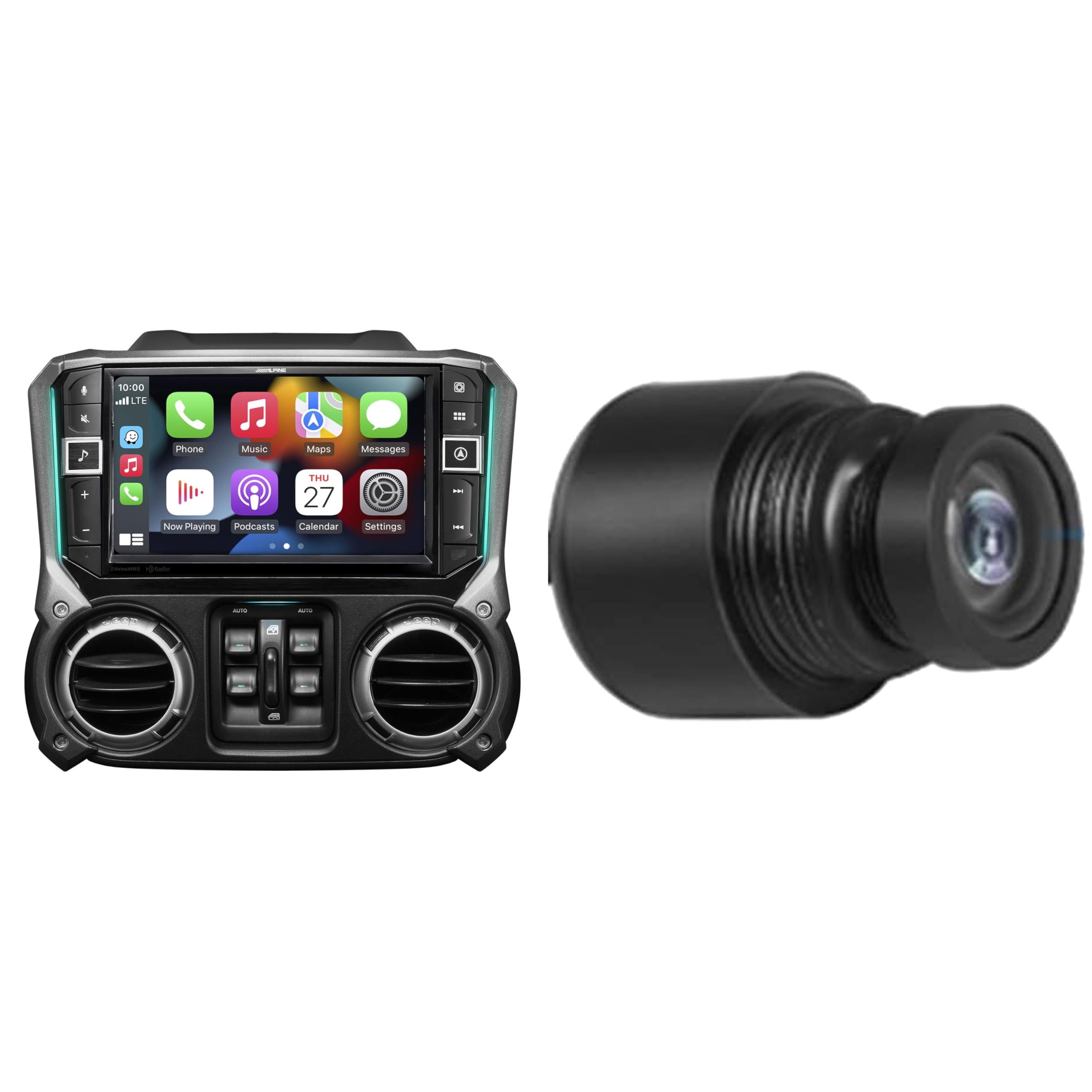 i509-WRA-JK 9-Inch Multimedia Receiver Compatible with 2011-2018 Jeep® Wrangler JK w/Rear View Camera by Alpine – Model alpinebdl260130-08
