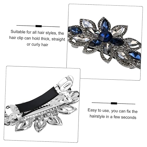 Miniatura 10 de Pasadores de pelo vintage con perlas, pinzas de cristal brillantes para el cabello de boda, diseño francés, para novia, diamantes de imitación,