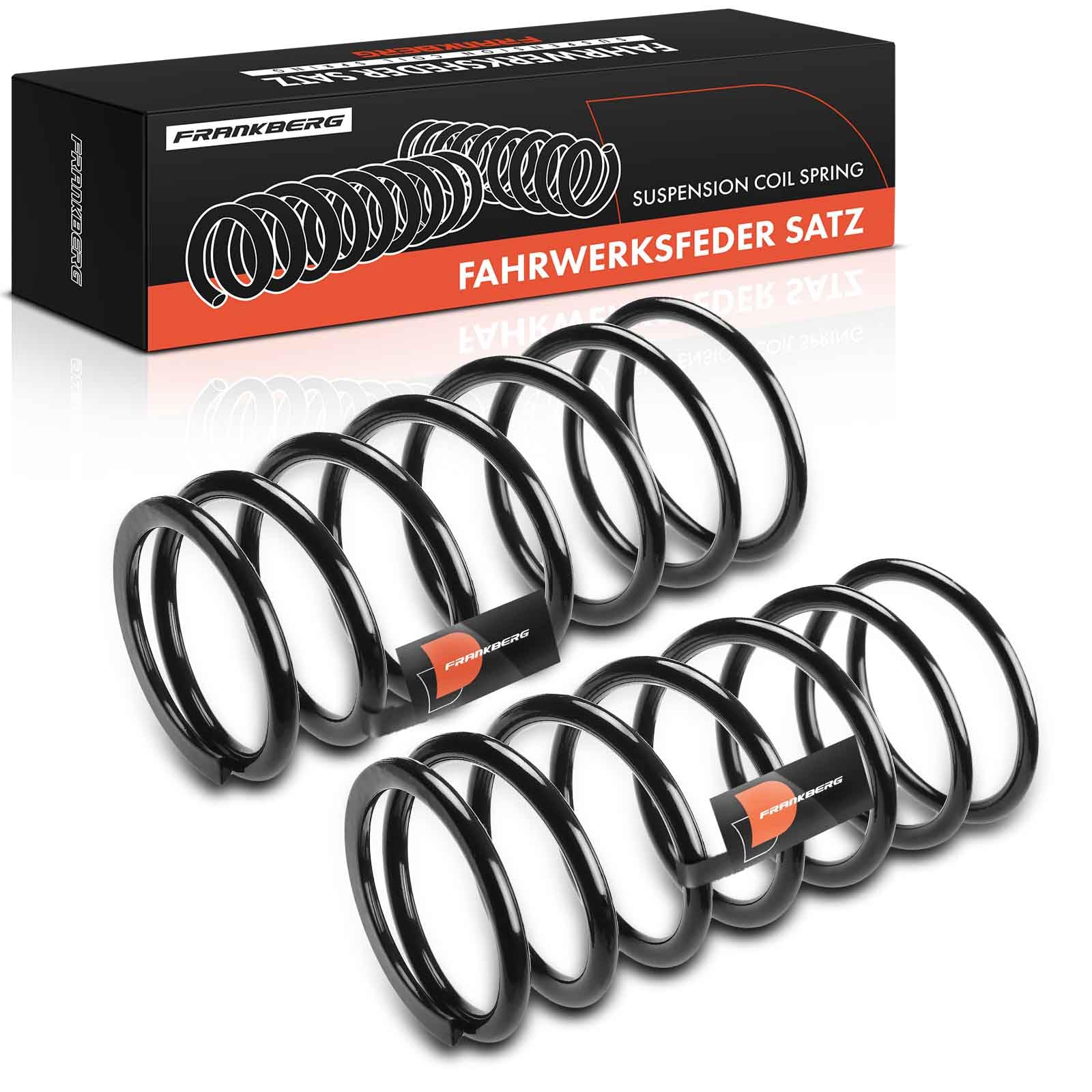 Frankberg 2 muelles de suspensión eje trasero 6834071 | Compatible con: Mondeo I GBP, Mondeo I Sedán GBP