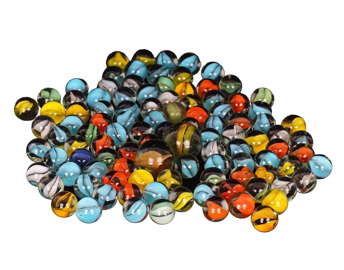 pspestore Marbles Round Attractive Multi Color Marbles for Outdoor, Indoor Playing, for Decoration and Children School Project (Set of 50 Pieces) (B09TQ2RW6P) Amazon Price History, Amazon Price Tracker