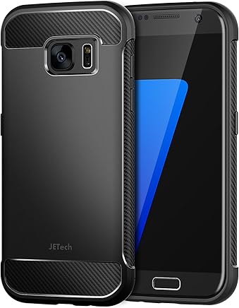 JETech Funda para Samsung Galaxy S7, Carcasa con Fibra de Carbono, Anti-Choques, Negro JETech Funda para Samsung Galaxy S7, Carcasa con Fibra de Carbono, Anti-Choques, Negro