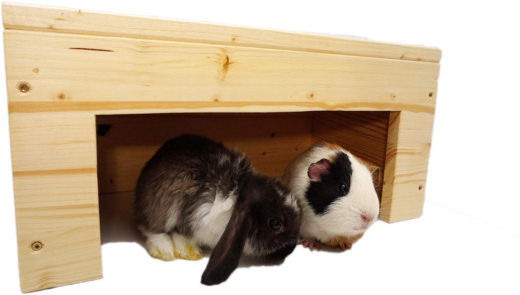 Nagerhaus Kleintierhaus Meerschweinchen Unterstand sehr Stabil & mit Schutzlasur