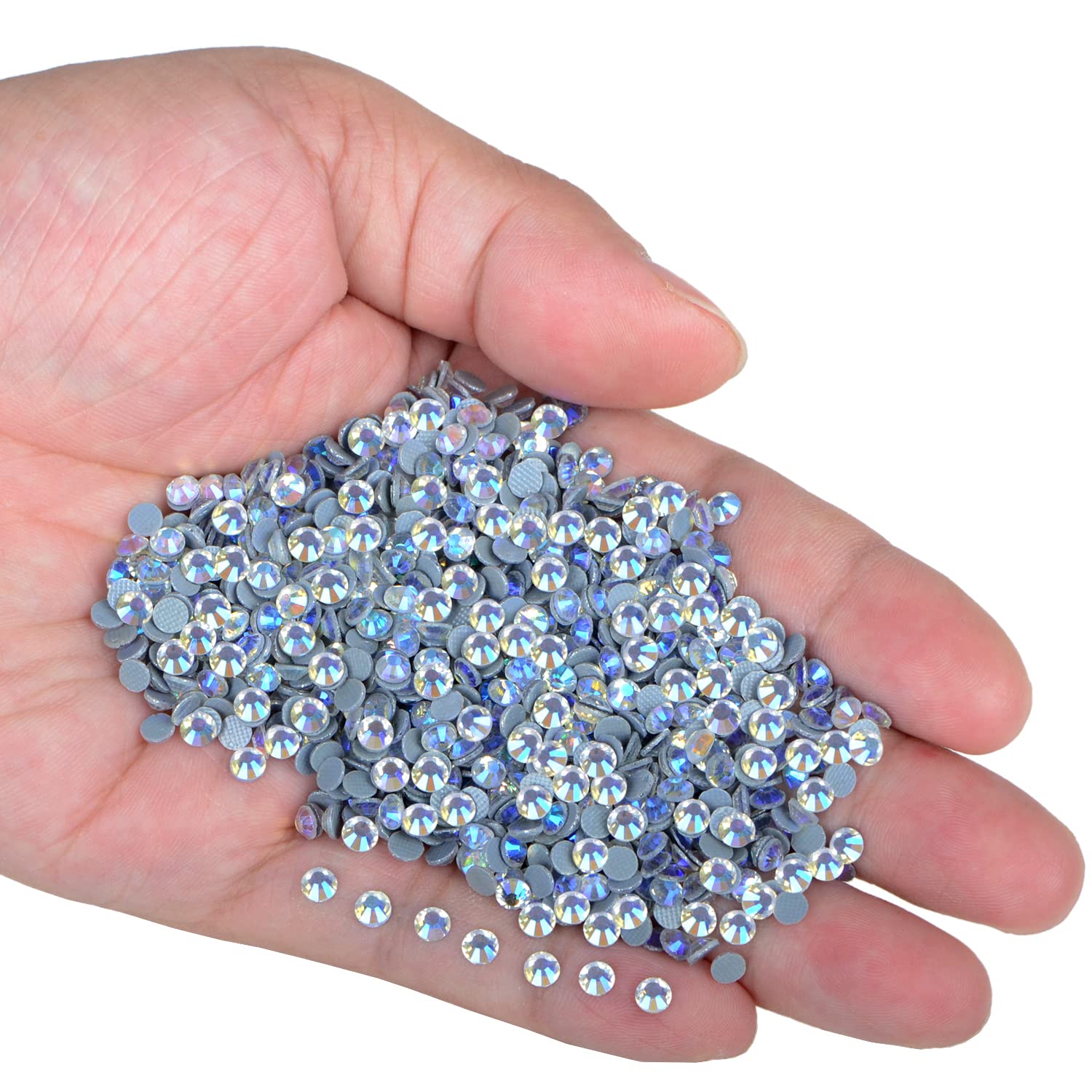 LPBeads 3000 sztuk SS16 Paradise Shine Hotfix Rhinestones Flatback Okrągły Kryształ Rhinestone Kamienie do Rzemiosła Nail Art Ubrania Buty Torby DIY
