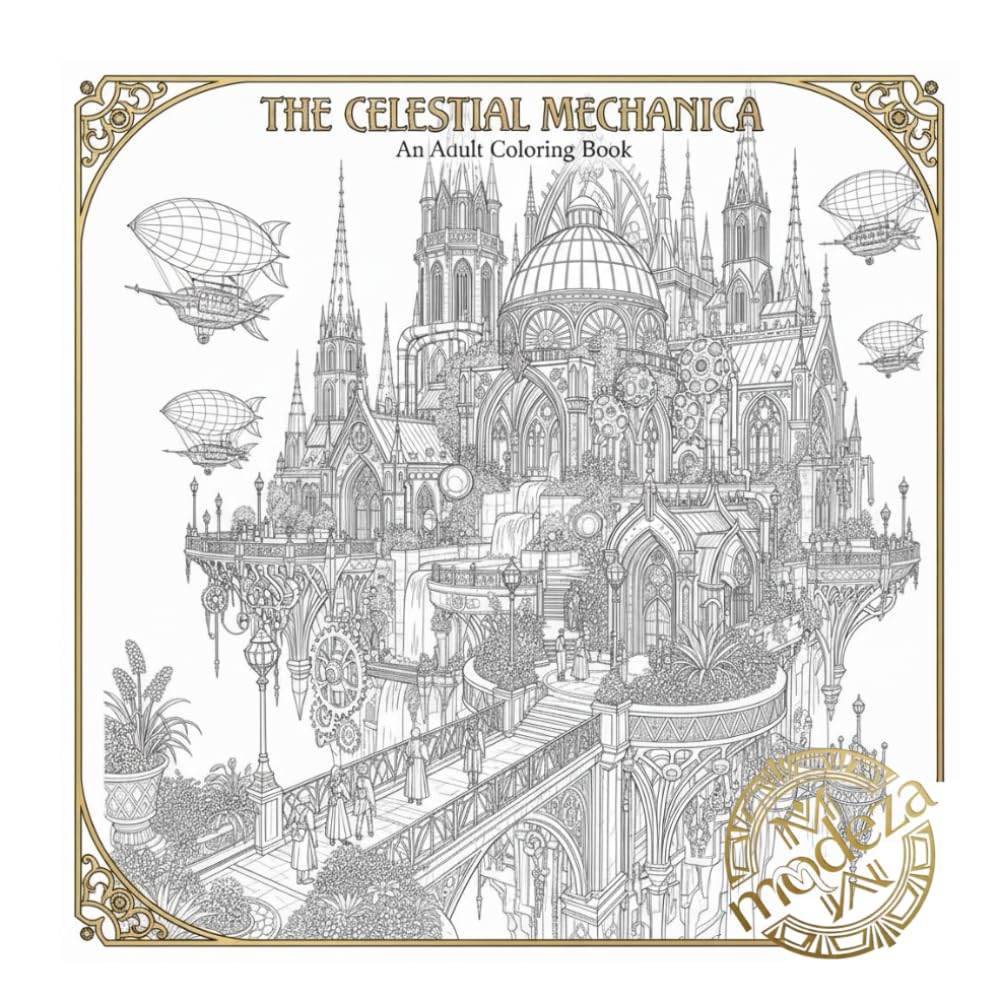 THE CELESTIAL MECHANICA: An Adult Coloring Book