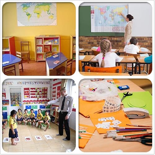 Miniatura 5 de Puntos autoadhesivos blancos, 500 unidades (250 pares) de 1 pulgada de diámetro para la escuela, la oficina