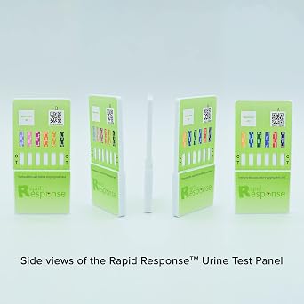 Rapid Response D12.1-1P29-25 Care First Aid 12 Drug Urine Test Panel Home Testing Kit