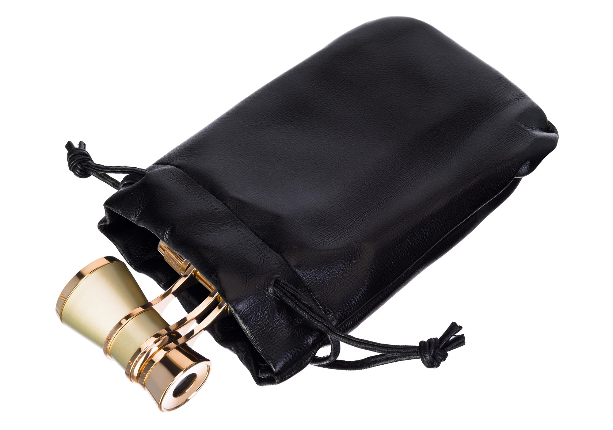 Levenhuk Broadway 325B 3x25 Gafas de Ópera – Prismáticos de Teatro y Conciertos, Clásicos, Compactos y Ligeras para Mujer, con Elegante Cadena de Metal, Color Oro