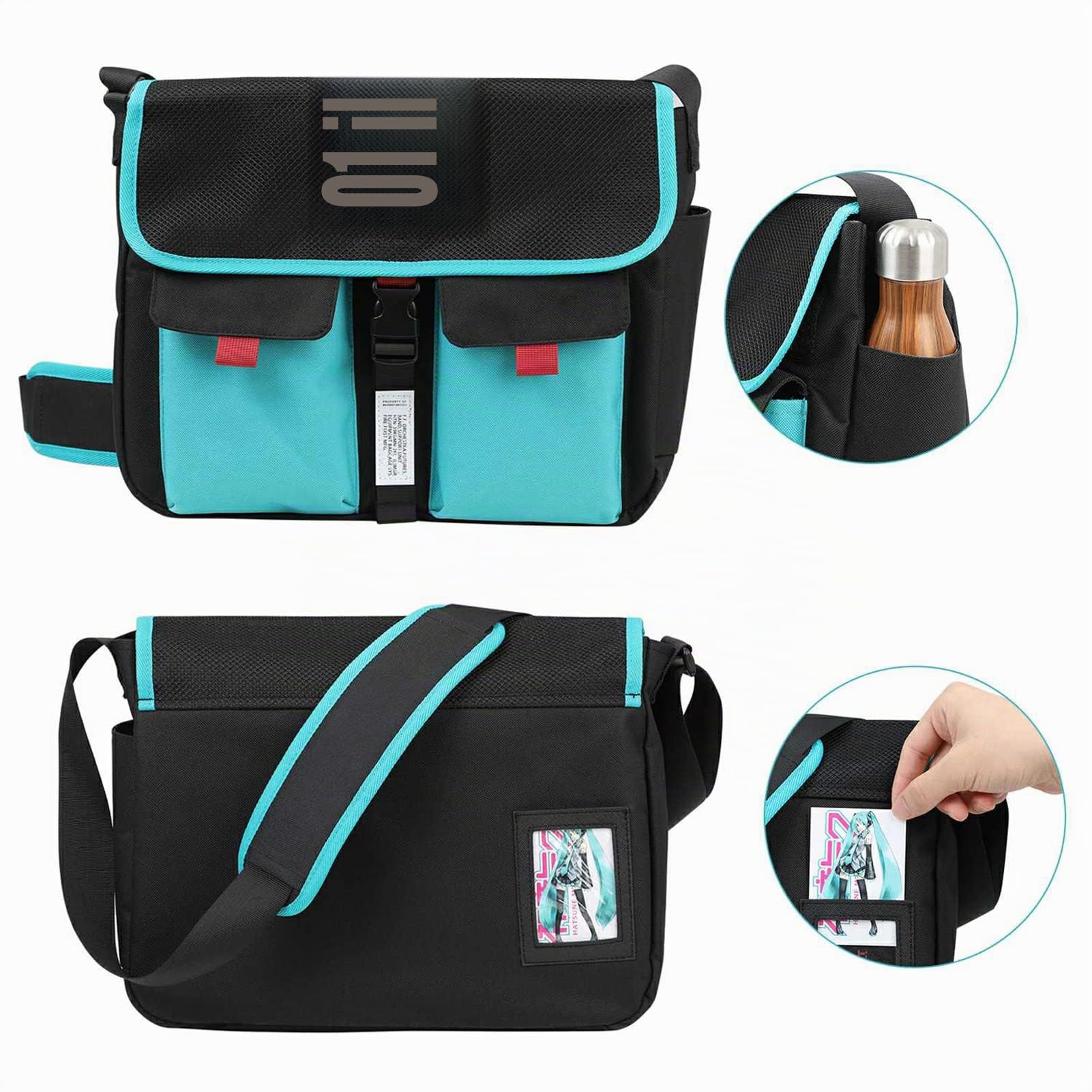 FIREFIRST x Hatsune Miku & Kagamine Rin/Len Borse a Spalla Borsa Messenger