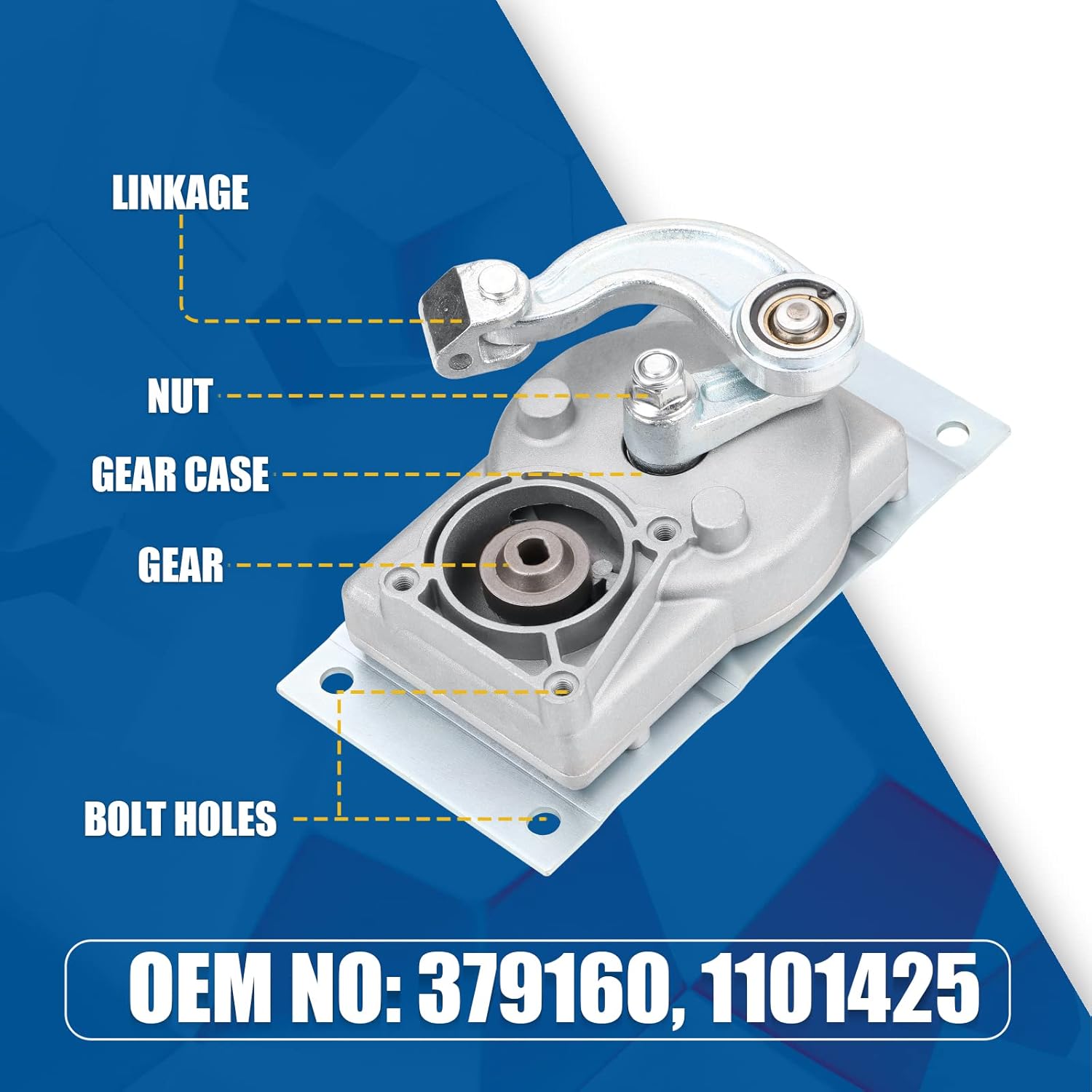 379160 RV Gear Box Linkage with A Compatible with Kwikee Electric Steps(for 22,23,28A,30,32,33,34,35,36,38 and 40 Series Steps).