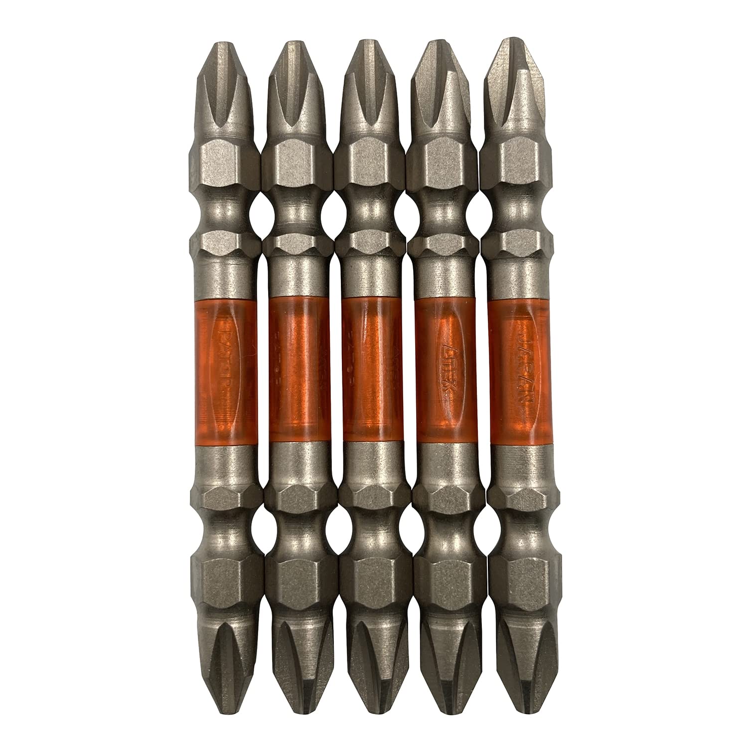 Amazon | アネックス(ANEX) 龍靭ビット 両頭 メッキ仕上 +2x65 5本組