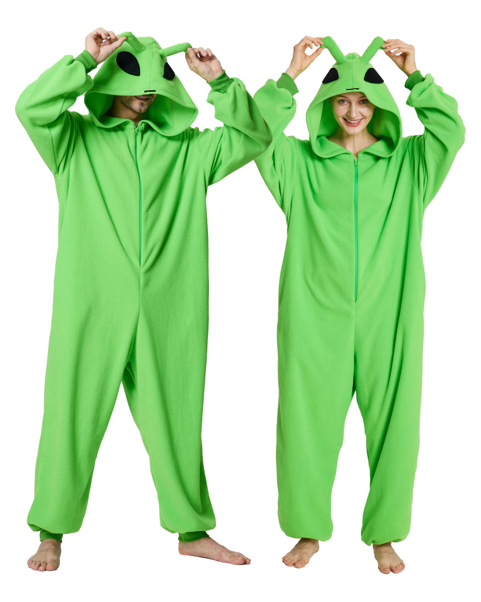 Unisex Adult Onesie Pajamas Animal Cosplay Halloween Costume One Piece Plush Sleepwear Homewear