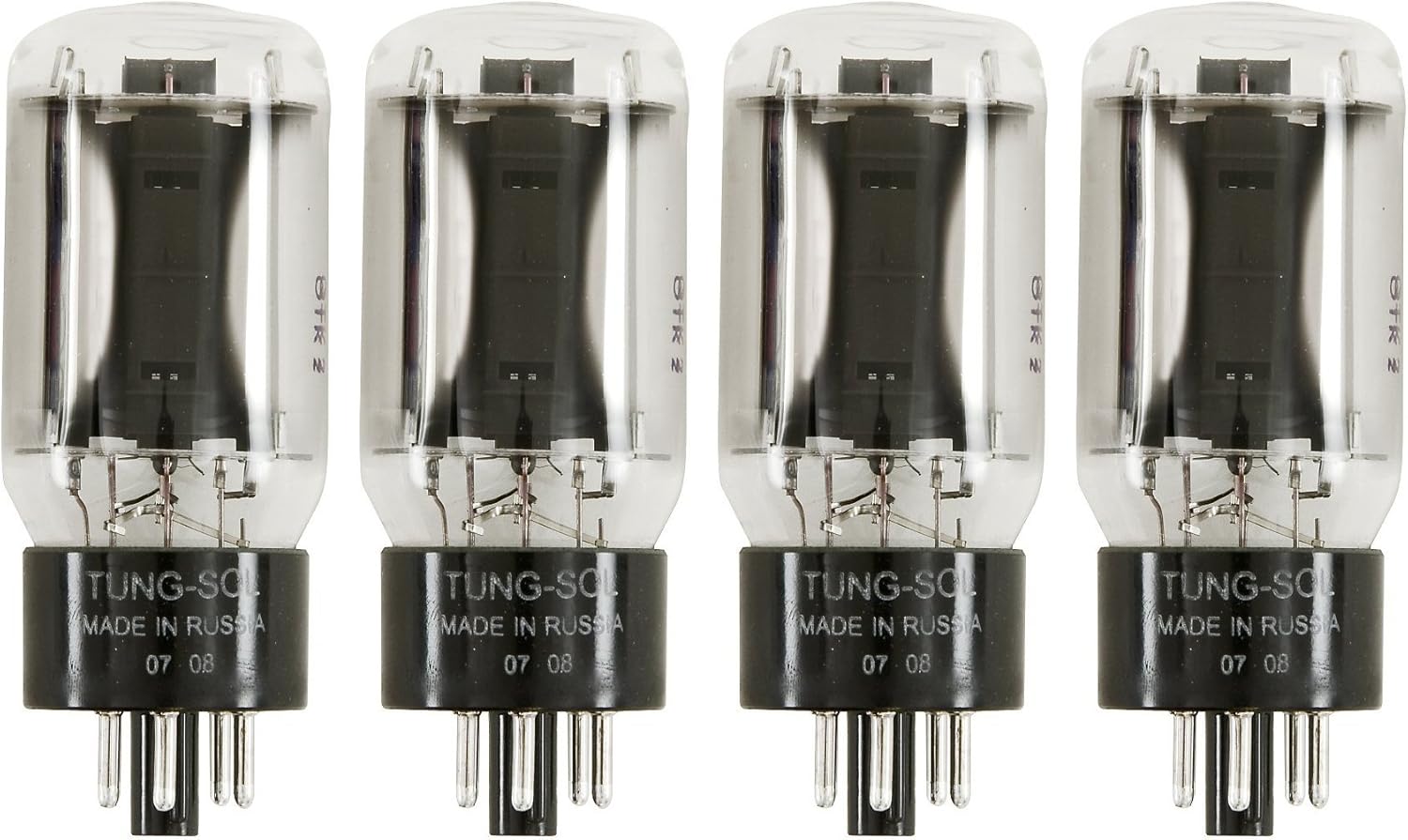 Tung-Sol 6L6GC STR, Power Vacuum Tube, Matched Quad (4 tubes)