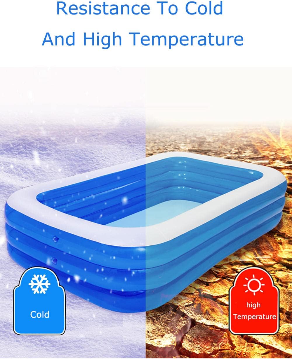 Swim Centre Paradise Seaside Pool,Deluxe Inflatable Family Swimming Pool,Large Thick Swimming Pool, Inflatable Pool-3.88M-3 Floors