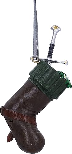 Miniatura 4 de Nemesis Now Lord of The Rings Aragorn Stocking Hanging Ornament 9cm, Resin, Officially Licensed Lord of The Rings Hanging Ornament, Cast in The