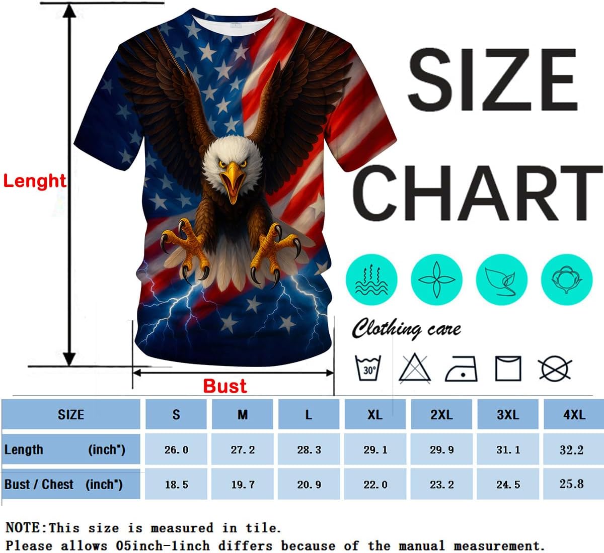 Blissboy Funny Animal Graphic T-Shirt Novelty Short Sleeve Crewneck Shirt - Image 5