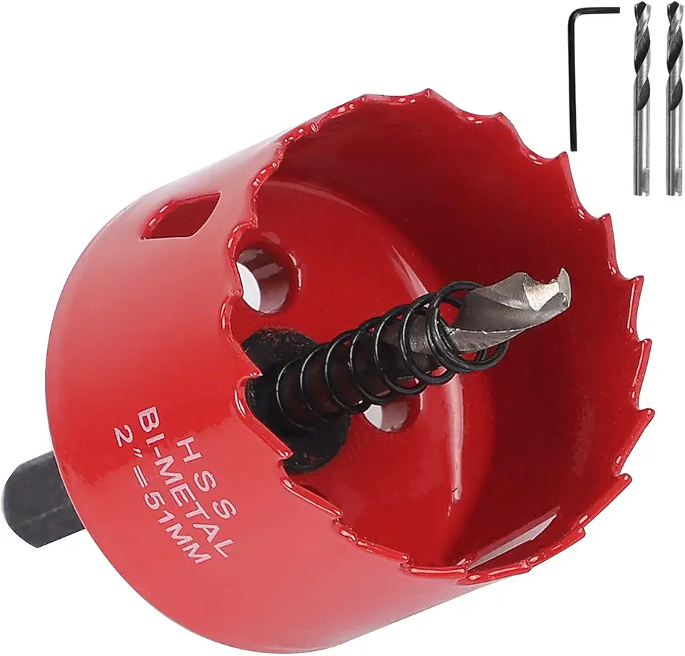 6-Inch (150mm) Hole Saw Blade - Corn Hole Board Cutter Drill Bit For Wood & Plastic