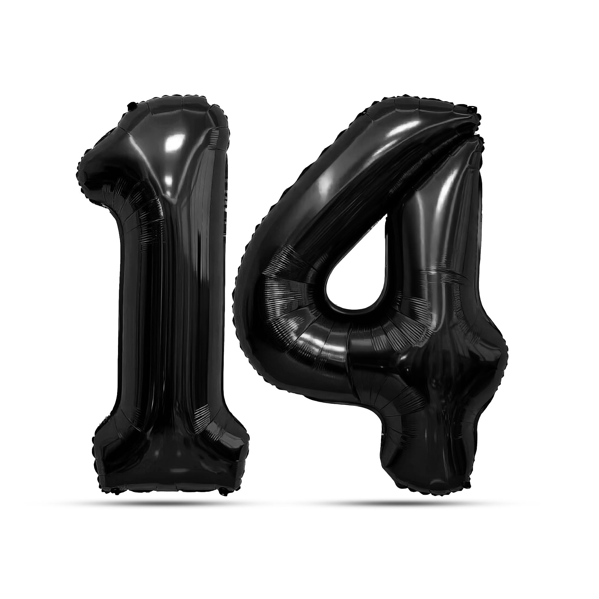 Black Number Balloons 14 Balloon Numbers 14th Number Balloon Foil Mylar Party Balloon For Men Women 14th Birthday Balloons Dirty 14 Birthday Decorations For Her Him Anniversary Graduation Decorations