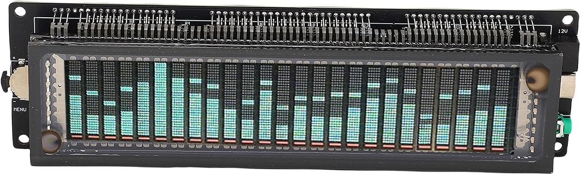 Pro Audio Spectrum Analyzer, VFD Display Music Sound Visualizer, Car Home Audio Spectrum Analyzer, Music Control Level Indicator for Musicians and Enthusiasts