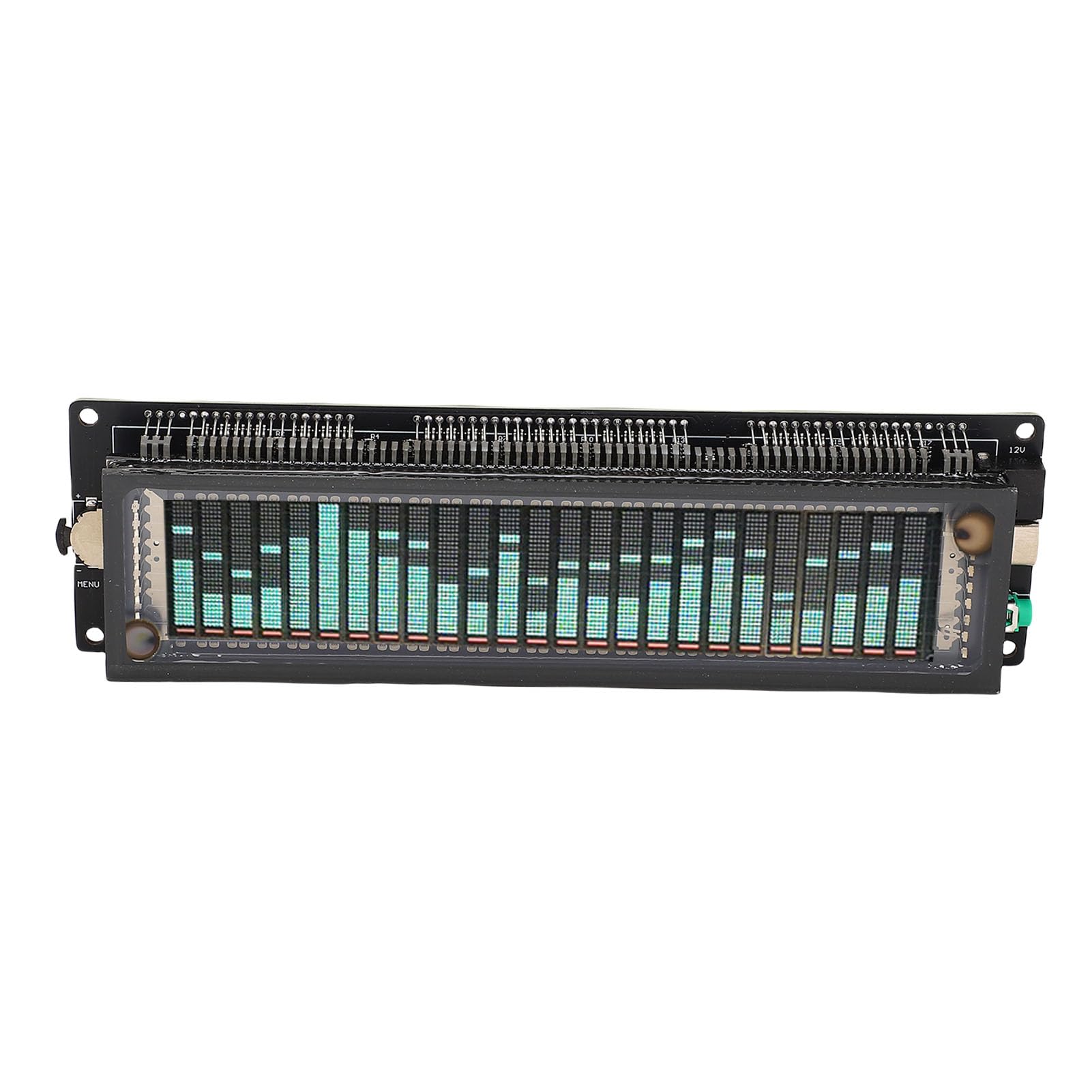 Pro Audio Spectrum Analyzer, VFD Display Music Sound Visualizer, Auto -Home -Audio -Spektrum -Analysator, Music Control Level -Indikator für Musiker und Enthusiasten